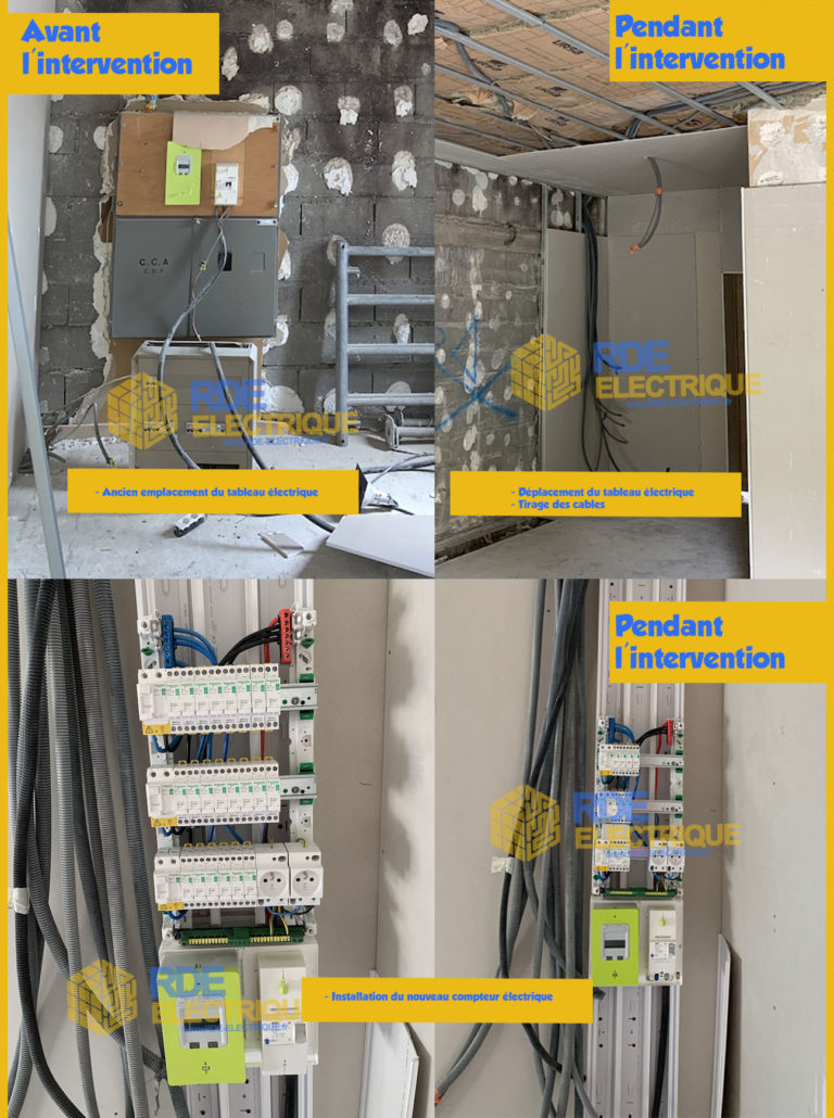Maison 350m2 plain pied: Réalisation électrique neuve - RDE ELECTRIQUE