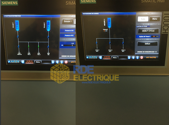 écran de controle